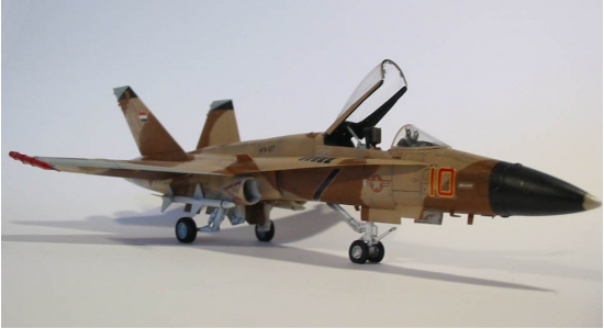 Fujimi 1/72 F/A 18A Hornet - Scale Modelers world.