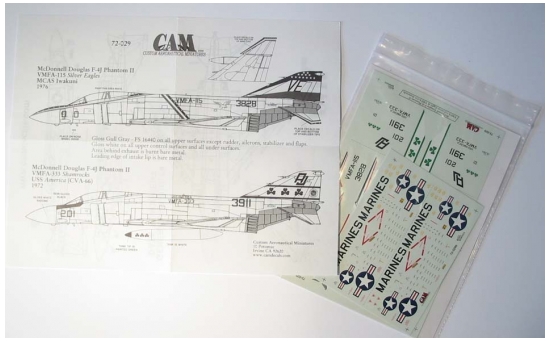 CAM 1/72 72-029 McDonnell Douglas F-4J Phantom II - Scale Modelers world.