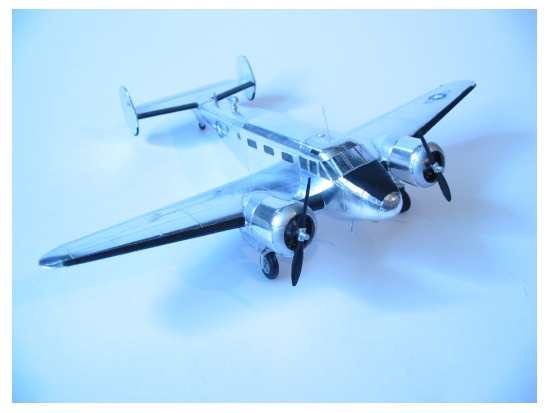 Kitech 1/72 Beech C-45F Transport - Scale Modelers world.